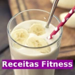 receitas fitness deliciosas android application logo